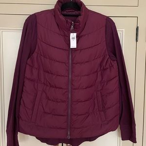 Puffer Vest with matching Long Sleeve T-Shirt SZ M/L